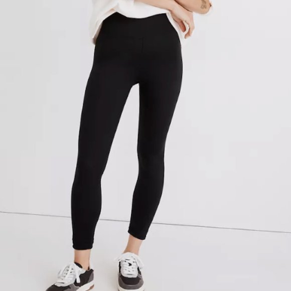 Madewell Women's MWL Form High-Rise 25" Leggings Tights NB877 Black Size M - Picture 1 of 7